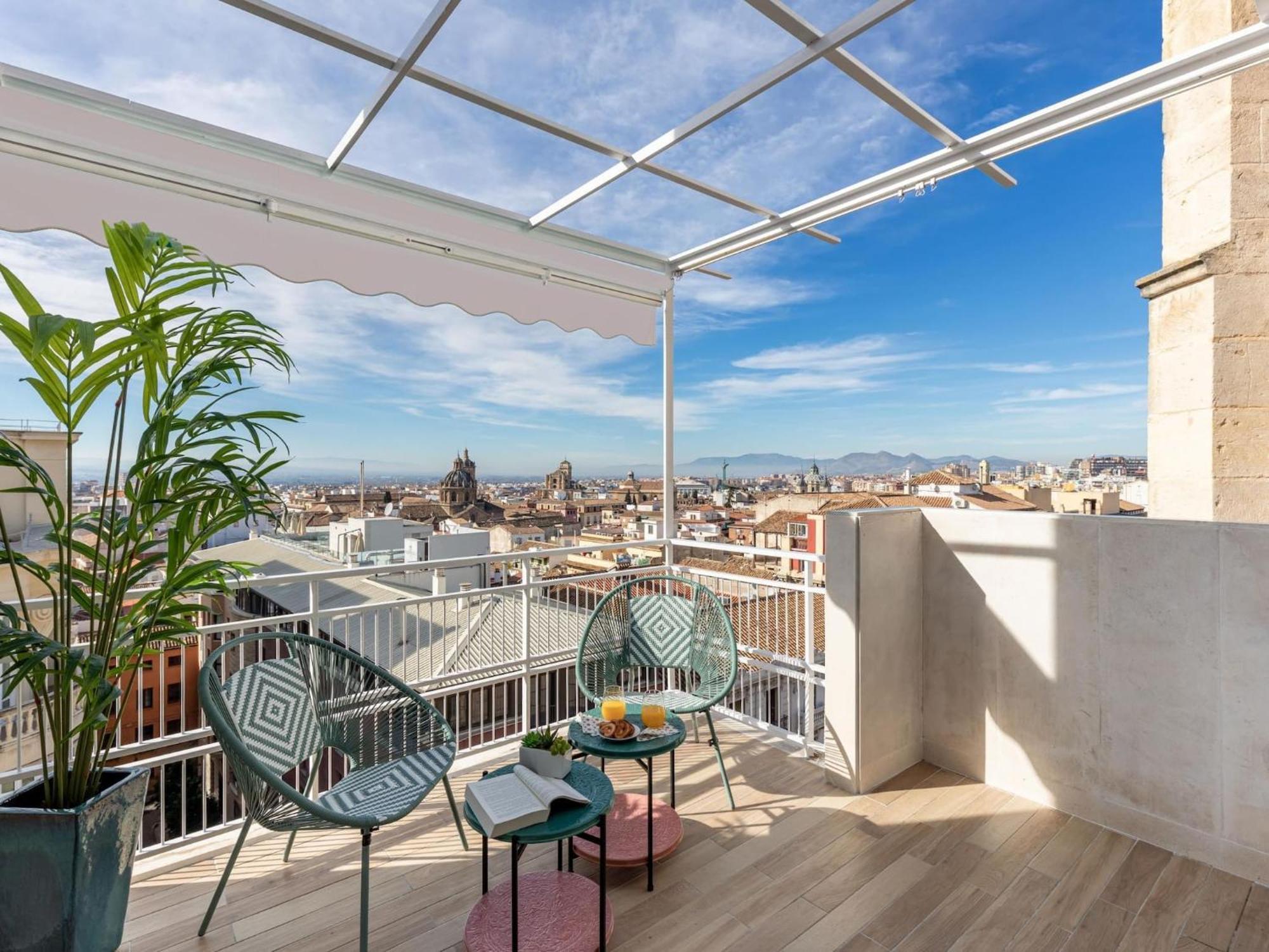 Luxury Alhambra Penthouse Collection Gran Via Apartment Granada Ngoại thất bức ảnh