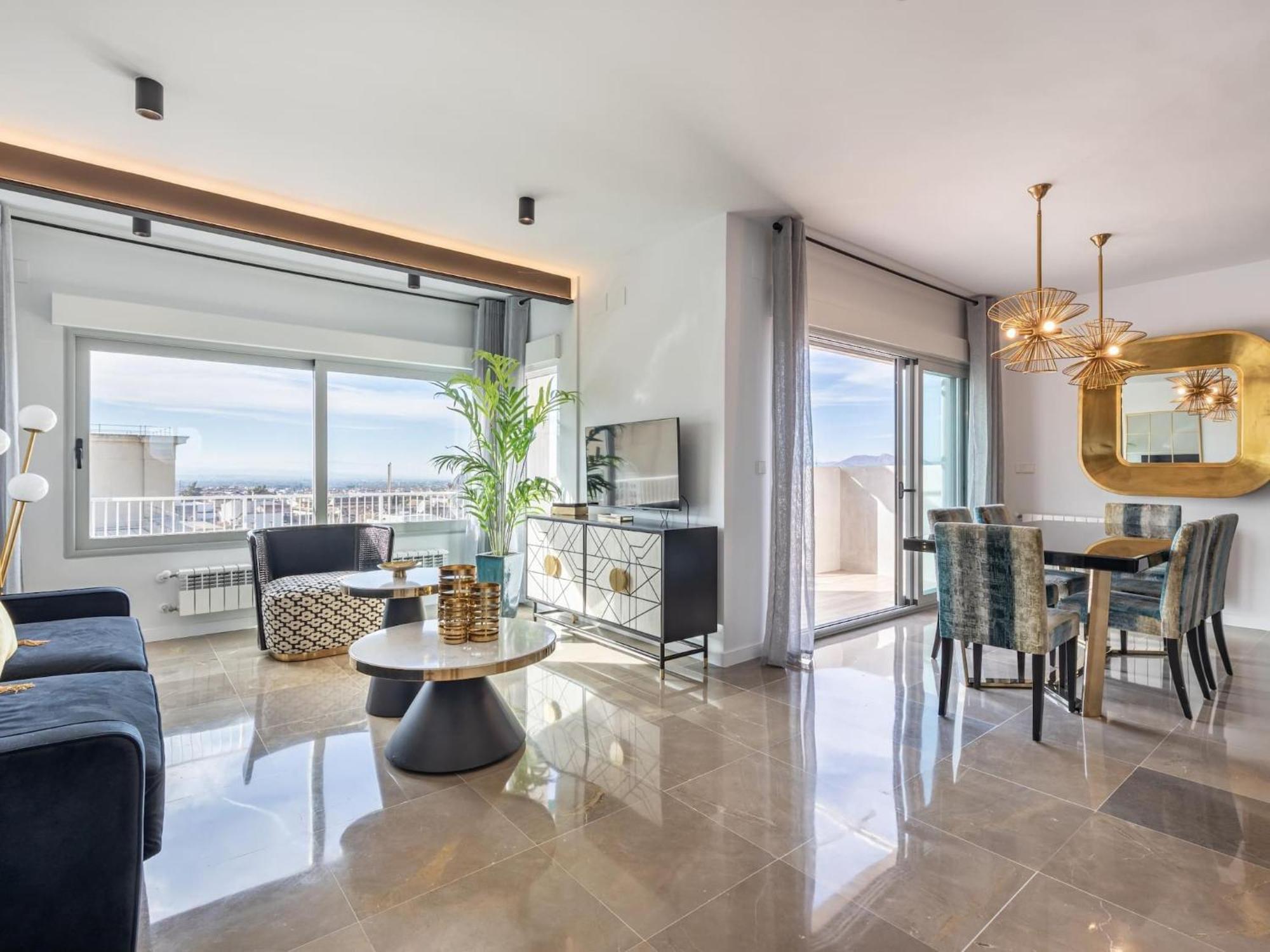 Luxury Alhambra Penthouse Collection Gran Via Apartment Granada Ngoại thất bức ảnh